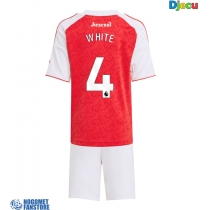 Arsenal Ben White #4 Domaci Dres za djecu 2025-26 Kratak Rukav (+ Kratke hlače)